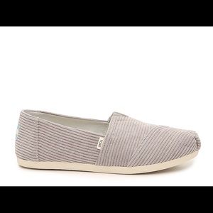 TOMS GREY CORDUROY